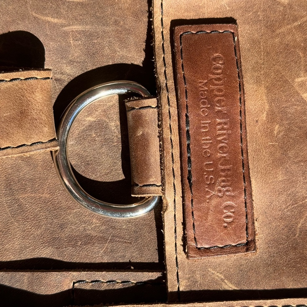 Leather briefcase - Picture 4 of 11